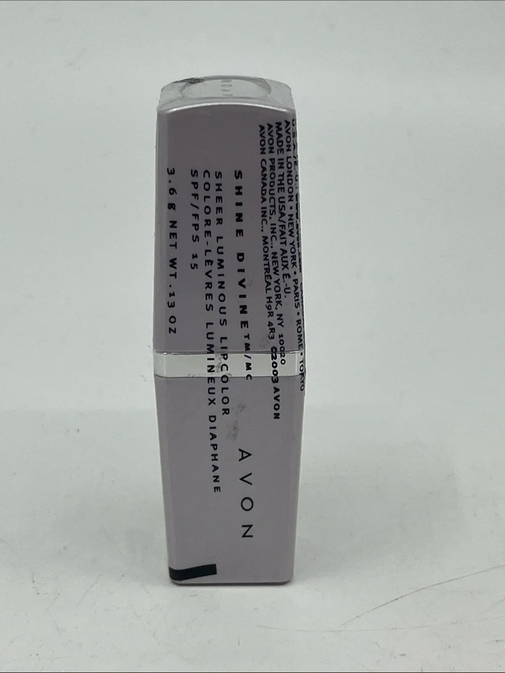 Avon Shine Divine Sheer Luminous Lip Color Lipstick - Babe C - Nana F - Sealed